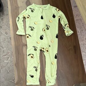 Kyte Footless Romper Avocado Size 3-6